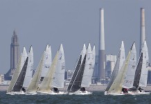 Premier jour de compétition au grand complet Normandy Sailing Week 2014