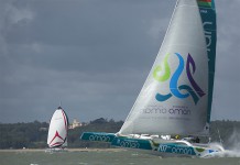 Musandam Oman Sail emmène la flotte vers le pas de Calais Oman Sail Musandam départ Tour des Iles Britanniques
