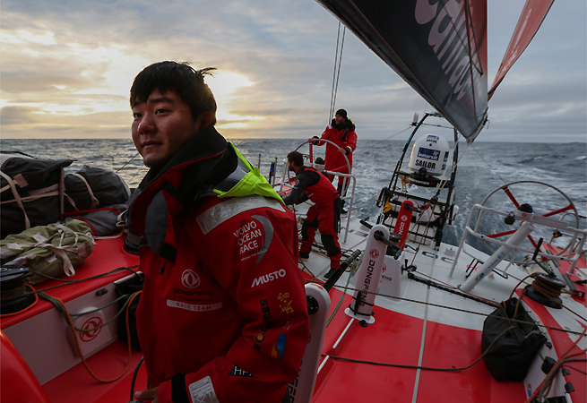 A bord de Dongfeng A bord de Dongfeng