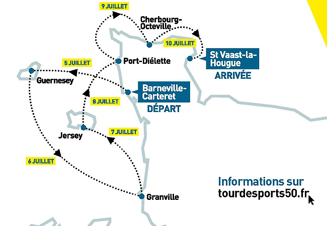 Parcours Tour de la Manche Parcours Tour de la Manche