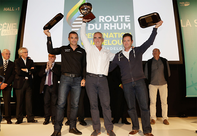 Vainqueurs du Rhum au Nautic Vainqueurs du Rhum au Nautic