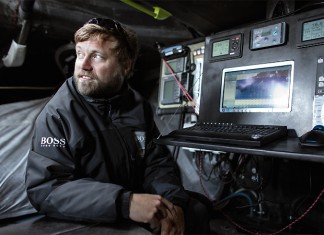 La route de l´ouest bloquée par l´anticyclone des Açores Alex Thomson