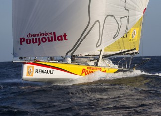 La tête de flotte en approche des calmes de Sainte-Hélène Cheminées Poujoulat