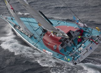 Spirit of Hungary aux abords du cap Horn Spirit of Hungary