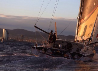 Jean-Pierre Dick livre son analyse de la course Arrivée Stamm et Le Cam