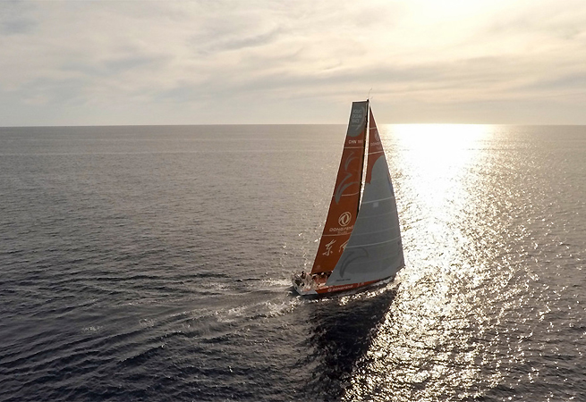 Dongfeng au large des Etats-Unis Dongfeng au large des Etats-Unis