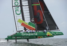 Un centre d´entraînement dédié aux multicoques volants AC45 Groupama