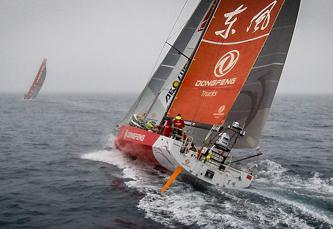 Dongfeng à la poursuite de Mapfre Dongfeng à la poursuite de Mapfre