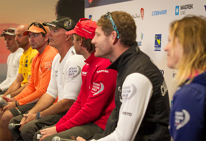Conférence de presse skippers VOR Conférence de presse skippers VOR
