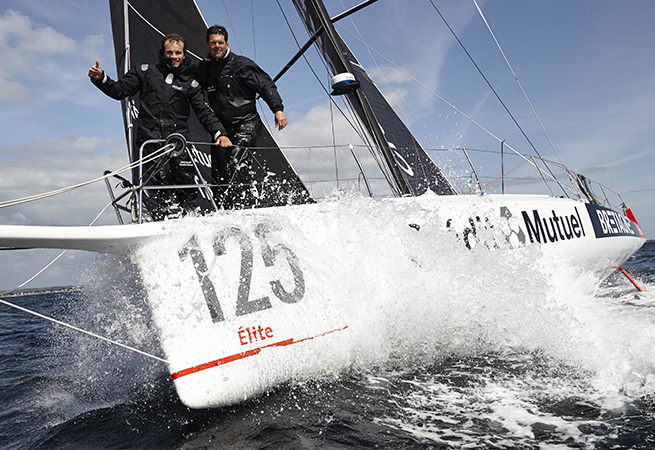 Nicolas Troussel et Corentin Horeau sur Bretagne - Crédit Mutuel Élite Nicolas Troussel et Corentin Horeau sur Bretagne - Crédit Mutuel Élite