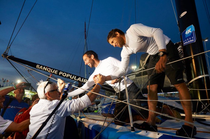 Armel salué par Vincent Riou