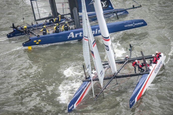 Racing Day 1 of Louis Vuitton America's Cup World Series New York