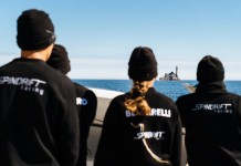 Spindrift arrive, Arkema en tête, les Class40 glissent