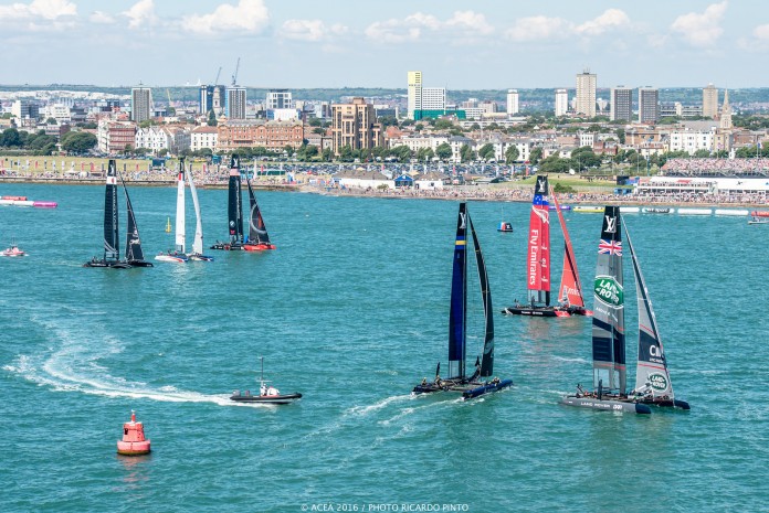 Racing Day 1 of Louis Vuitton America's Cup World Series Portsmouth