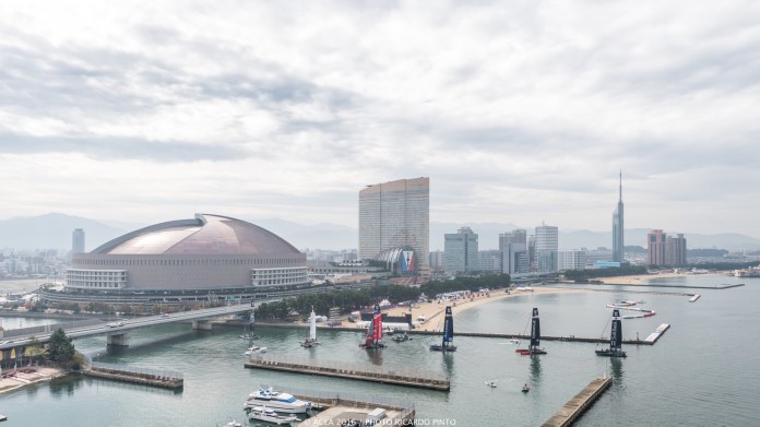 Practice Day 0 of Louis Vuitton America's Cup World Series Fukuoka