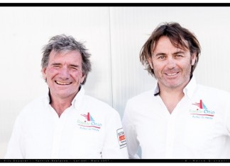 Kito de Pavant et Yannick Bestaven sur la Transat Jacques Vabre
