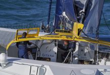 Gitana 17 deuxième après avoir rencontré des problèmes techniques
