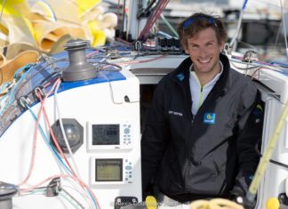 Charlie Dalin sur le circuit Imoca