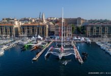 Les Ultimes à quai à Marseille avant le Prologue
