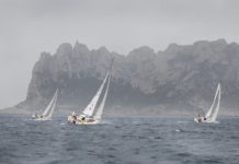 Michel Sastre en tête de la Mini Med