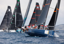 Dean Barker sur Quantum victorieux en TP52