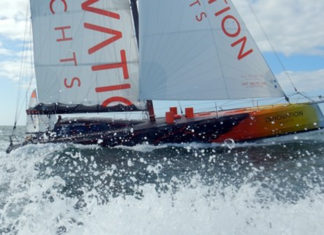 Norbert Sedlacek. Départ de sa tentative de record mondial