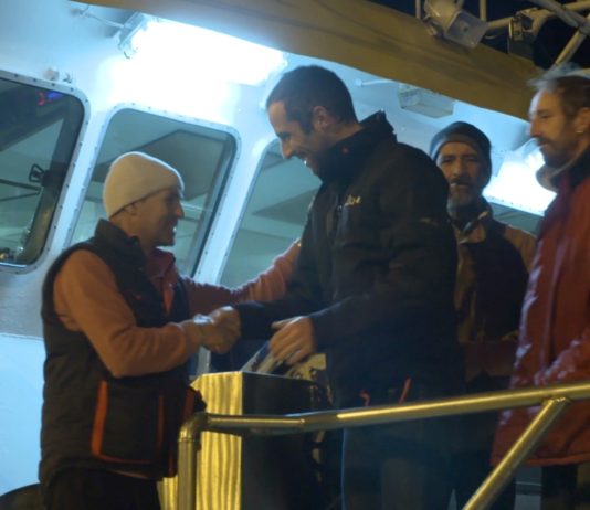 Les mots d’Armel Le Cleac’h à son retour