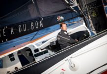 Thomas Coville heureux à bord à nouveau