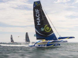 Report de Brest Oceans, la course en Ultime