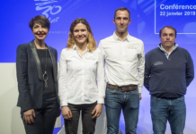 Armel Le Cleac’h et Clarisse Crémer sur le même bateau