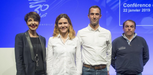 Armel Le Cleac’h et Clarisse Crémer sur le même bateau