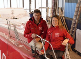 Transat Jacque Vabre. Sam Davies avec Paul Meilhat