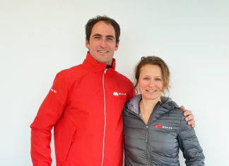 Isabelle Joschke et Morgan Lagravière sur la Transat Jacques Vabre