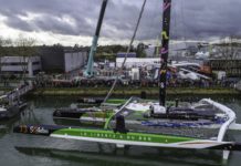 Mise à l’eau de Sodebo Ultim 3 de Thomas Coville