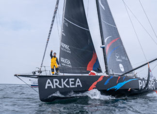 Bermudes 1000 Race. Première victoire en Imoca pour Simon, Bestaven et Pedote sur le podium