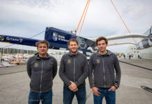 Gitana remis à l’eau. Franck Cammas et Charles Caudrelier impatients d’aller naviguer