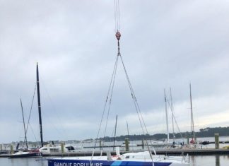 L’IMOCA Banque Populaire X mis à l’eau