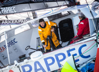 Transat Jacques Vabre. Sébastien Simon et Vincent Riou : “Nous allons nous adapter avec notre foil en moins…”