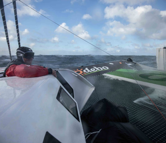 Brest Atlantiques. Safran cassé pour Sodedo Ultim 3
