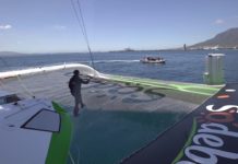 Brest Atlantiques. Passage au Cap, Sodebo en escale technique