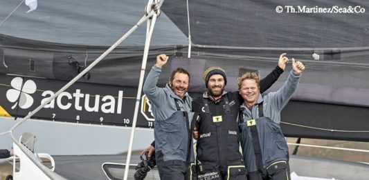 Brest Atlantiques. Arrivée d’Actual Leader