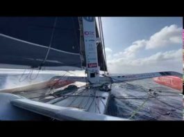 Route du Thé. Francis Joyon en avance de 270 milles