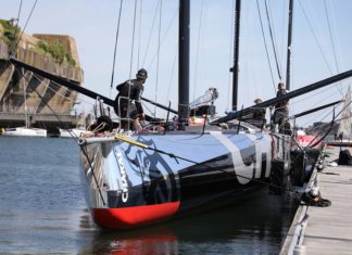 Vendée Globe. Mise à l’eau de l’Imoca Charal version 2 Imoca Charal
