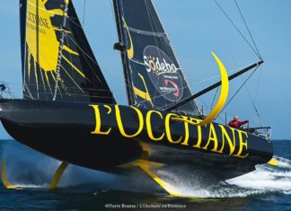 Vendée Globe. L’imoca L’Occitane en Provence première sortie avec ses deux foils ! Imoca L'Occitane en Provence avec les 2 foils @Pierre Bouras