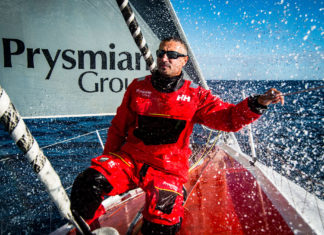 Vendée Globe. Giancarlo Pedote : ” La chance est aussi primordiale dans la réussite d’un projet !” Giancarlo PEDOTE sur Prysmian Group