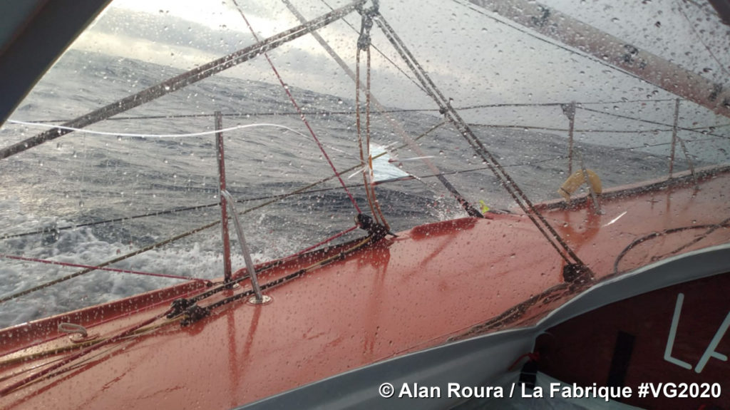 Photo prise par le skipper Alan Roura