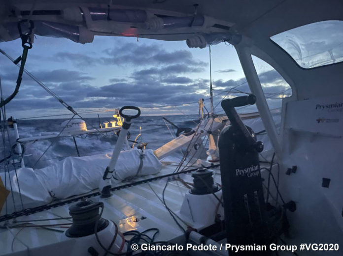 Photo prise par le skipper Giancarlo Pedote