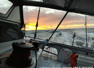 Vendée Globe. Images du bord J34 Damien Seguin