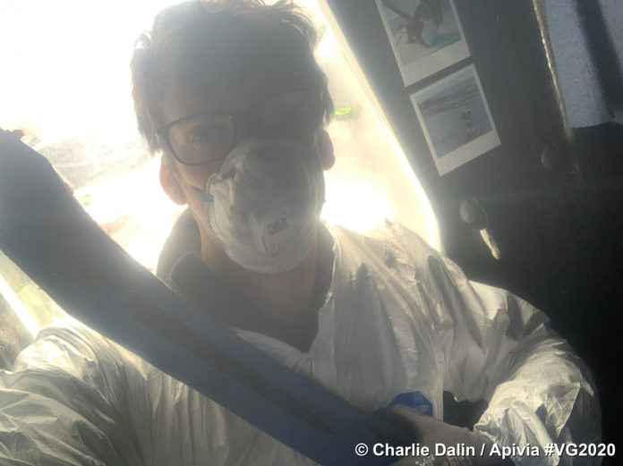 réparations carbone Charlie Dalin Apivia