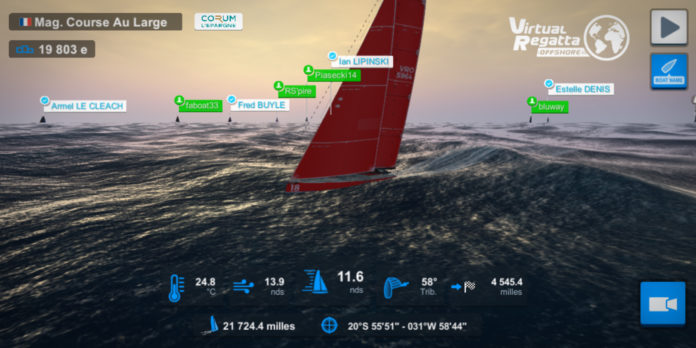 Virtuel regatta Vendée Globe